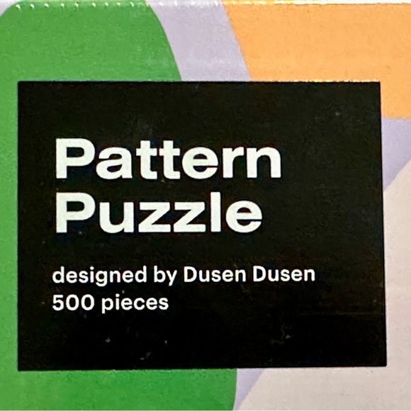 NWT Designer Pattern 500pc Puzzle Age 9+ - Picture 2 of 4